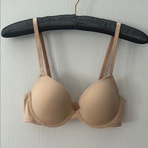 Auden Nude Bra Lightly lined Demi bra 32b NWOT